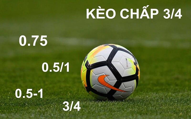 Kèo Handicap loại chấp 1 1/4 trái